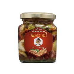 عسل حاوی مغزهای خوراکی 300 گرمی | آقای عسل