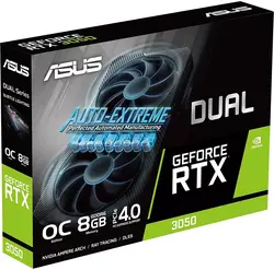 کارت گرافیک ایسوس مدل  ASUS GeForce RTX 3050 Dual 8GB OC