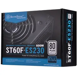 منبع تغذیه 600 وات کامپیوتر SILVERSTONE مدل SST-ST60F-ES230
