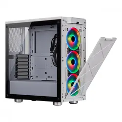 کیس کامپیوتر Corsair مدل iCUE 465X RGB White