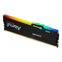 رم دسکتاپ تک کانال Kingston مدل FURY Beast DDR5 RGB 32GB 6000MHz CL40