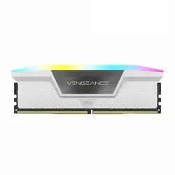 رم دسکتاپ CORSAIR مدل 32GB(16GBx2) 5200 Vengeance RGB WHITE CL40