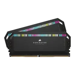 رم دسکتاپ کورسیر مدل 64GB DUAL 6000 Dominator Platinum RGB BLACK CL30