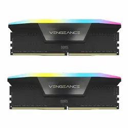 رم دسکتاپ CORSAIR مدل 32GB(16GBx2) 5600 Vengeance RGB BLACK-CL40