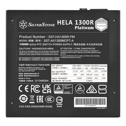 منبع تغذیه کامپیوتر SILVERSTONE مدل  hela 1300 pt atx3