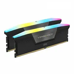 رم دسکتاپ CORSAIR مدل 64GB(32GBx2) 5600 Vengeance RGB BLACK