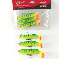 طعمه ماهیگیری ژله‌ای کلیکا 21 گرمی و 10 سانتیمتری کاپیتان