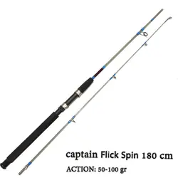 چوب ماهیگیری توپر ژله‌ای پیچی 180 سانت فلیک اسپین