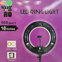 رینگ لایت عکاسی هیرو پلاس Hero ring light FE480 plus(45سانت 100 وات)