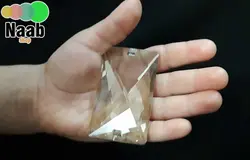 لوستر آویز مدرن کریستالی استیل طرح شنل CHANEL(وارداتی،گارانتی شرکتی)(۲ لاین کریستال)
