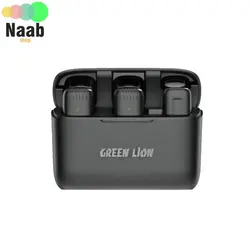 میکروفن یقه‌ای Green Lion مدل GN2WMICTYCBK Triplets(تایپ سی و ایفون)مجموعه ۳عددی
