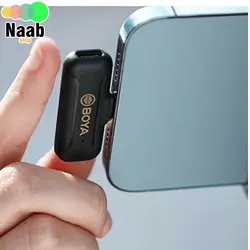 میکروفون یقه ای بی سیم بویا مدل BOYA BY-WM3T2-U2(تایپ سی و ۲ فرستنده)