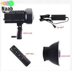ویدئو لایت (نور ثابت) حرفه‌ای 150W مدل COB KY-BK0811 (برق و باتری)