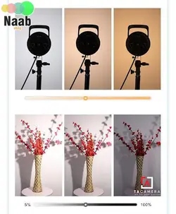 نور ثابت عکاسی و تصویربرداری برند پلوز(ویدئو لایت)pluzz ET_ 300S (توان 300 وات و 2 کلوین)(برق و باطری)