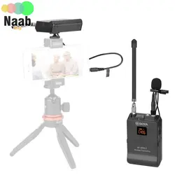 ميکروفن وايرلس بويا BOYA BY-WFM12 Microphone(اتصال به انواع دوربین،موبایل و تبلت)