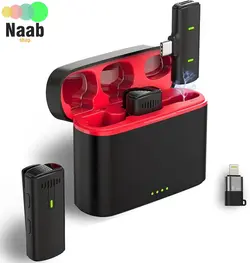 میکروفن بی سیم یقه ای برند باس مدل(Boss User Manual j15. (2in1 (ایفون و تایپ سی)(فناوری هوش مصنوعی)