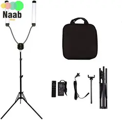 نور ال ای دی جدید  2 بازو برند هیرو (شاخ گوزنی) مدل(112-Double Arm Fill light Hero (HR+سه پایه