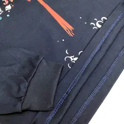 بلوز شلوار پسرانه طرح سفر موشکی | پوشاک کودکان هدهد