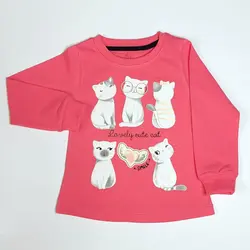 بلوز شلوار دخترانه طرح گربه های ملوس | پوشاک کودکان هدهد