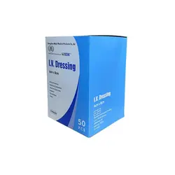 چسب آنژِیوکت 6*8 سانت 50 عددی IV Dressing