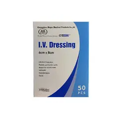 چسب آنژِیوکت 6*8 سانت 50 عددی IV Dressing