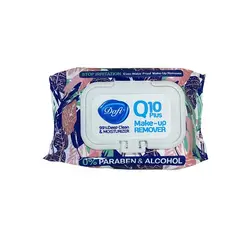 دستمال مرطوب گلی Q10 دافی مخصوص پاک کردن آرایش