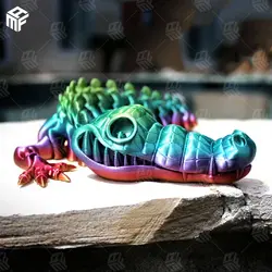 مدل سه بعدی Flexi Crocodile