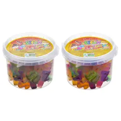 پاستیل میوه ای حروف الفبا ژلیفان شیرین عسل - 300 گرم بسته 2 عددی