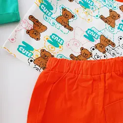 ست کیوت سبزو نارنجی