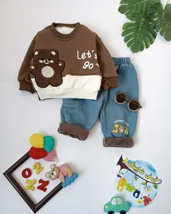 تدی قهوه ای داخل خز