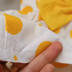 پیراهن و کلاه حصیری توپ توپی