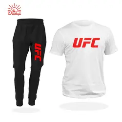ست تیشرت اسپان سفید و اسلش UFC
