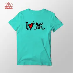 تیشرت فیروزه ای شنا