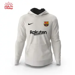 هودی سفید بارسلونا راکوتن