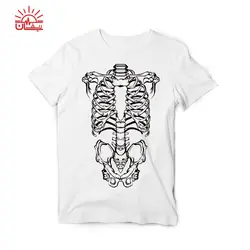 تیشرت اسپان سفید اسکلت