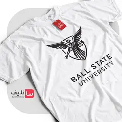 تیشرت اسپان سفید Ball state university