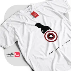 تیشرت اسپان سفید کاپیتان آمریکا Captain America