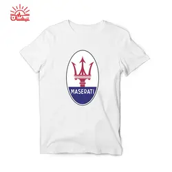 تیشرت اسپان سفید مازراتی