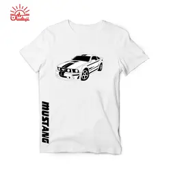 تیشرت اسپان سفید FORD MUSTANG