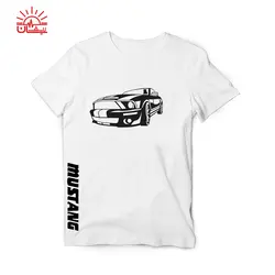 تیشرت اسپان سفید FORD MUSTANG