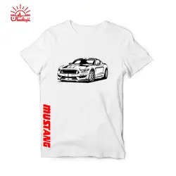 تیشرت اسپان سفید FORD MUSTANG