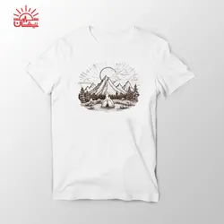 تیشرت اسپان سفید کمپینگ
