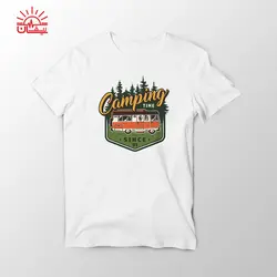 تیشرت اسپان سفید کمپینگ