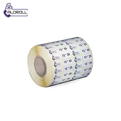لیبل پی وی سی 4 ردیف 25×12