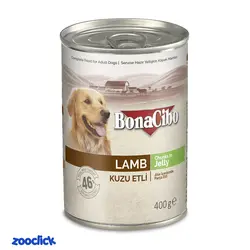 کنسرو سگ بوناسیبو طعم بره - Bonacibo Canned With Lamb | پت شاپ آنلاین زوکلیک