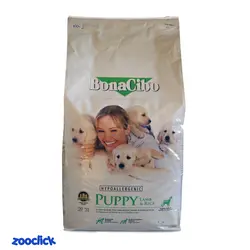 غذای خشک بره و برنج توله سگ بوناسیبو 15 کیلوگرم - Bonacibo Puppy With Lamb & Rice | پت شاپ آنلاین زوکلیک