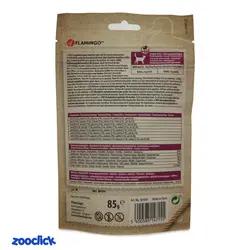 اسنک تشویقی هاپکی گربه با طعم اردک و دور پیچ ماهی فلامینگو - Flamingo Hapki Snack Strips Duck & Fish