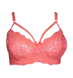 خرید ست شورت و سوتین گیپور بیوتی رنگ نارنجی