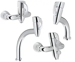 ست شیرالات شودر مدل دانته کروم