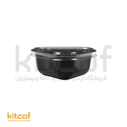 سس کاپ مثلثی یکبارمصرف 70ml مشکی مهرپارسا